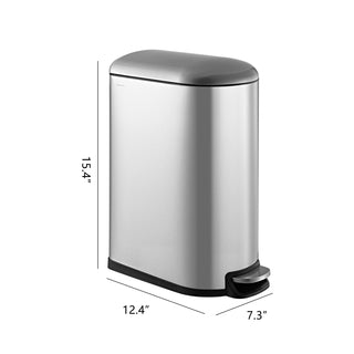 Rassol Mini 2.6-Gallon Step-Open Trash Can