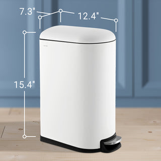 Rassol Mini 2.6-Gallon Step-Open Trash Can