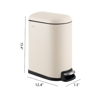 Rassol Mini 2.6-Gallon Step-Open Trash Can