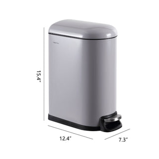 Rassol Mini 2.6-Gallon Step-Open Trash Can