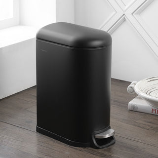 Slyd 10.6-Gallon Step-Open Trash Can