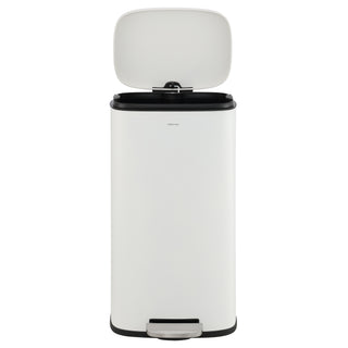 Abrahamus 30 Liter/8 Gallon Step-Open Trash Can