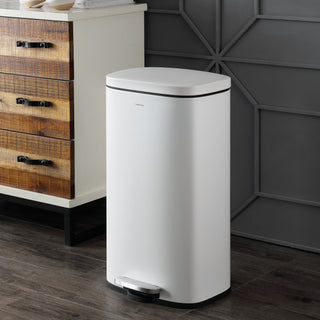 Abrahamus 30 Liter/8 Gallon Step-Open Trash Can