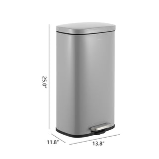 Abrahamus 30 Liter/8 Gallon Step-Open Trash Can