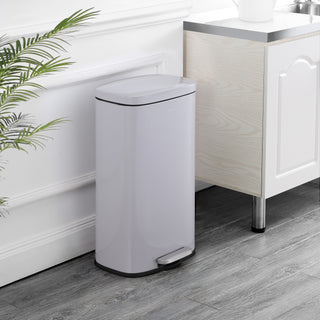 Abrahamus 30 Liter/8 Gallon Step-Open Trash Can