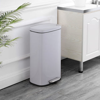 Abrahamus 30 Liter/8 Gallon Step-Open Trash Can