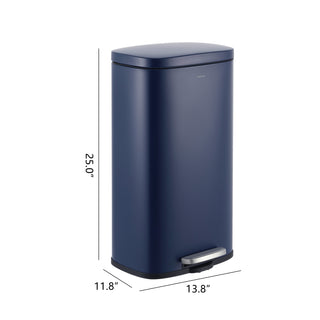 Abrahamus 30 Liter/8 Gallon Step-Open Trash Can