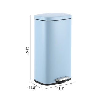 Abrahamus 30 Liter/8 Gallon Step-Open Trash Can