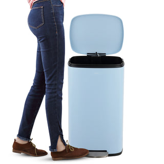 Abrahamus 30 Liter/8 Gallon Step-Open Trash Can