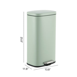 Abrahamus 30 Liter/8 Gallon Step-Open Trash Can