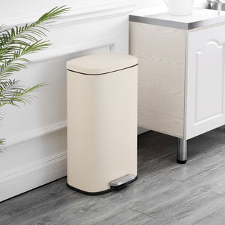 Abrahamus 30 Liter/8 Gallon Step-Open Trash Can