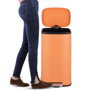 Abrahamus 30 Liter/8 Gallon Step-Open Trash Can