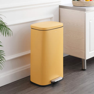 Abrahamus 30 Liter/8 Gallon Step-Open Trash Can