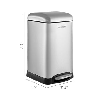 Lopus Retro Mini 3.2-Gallon Step-Open Trash Can