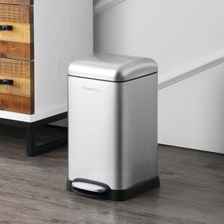 Lopus Retro Mini 3.2-Gallon Step-Open Trash Can