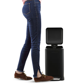 Lopus Retro Mini 3.2-Gallon Step-Open Trash Can