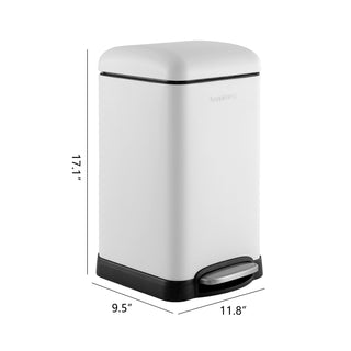 Lopus Retro Mini 3.2-Gallon Step-Open Trash Can