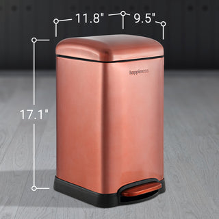 Lopus Retro Mini 3.2-Gallon Step-Open Trash Can