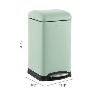 Lopus Retro Mini 3.2-Gallon Step-Open Trash Can