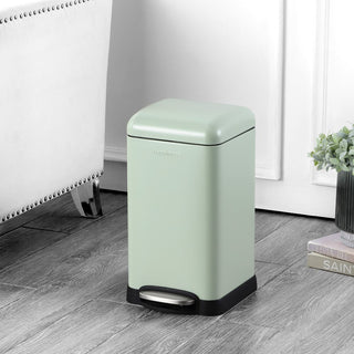 Lopus Retro Mini 3.2-Gallon Step-Open Trash Can