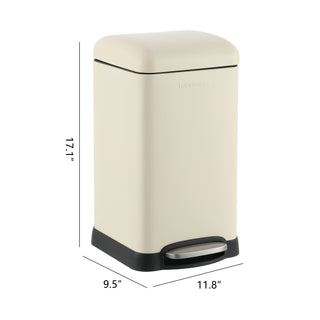 Lopus Retro Mini 3.2-Gallon Step-Open Trash Can