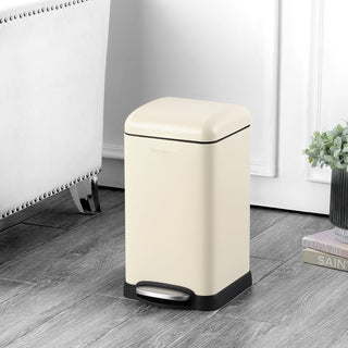 Lopus Retro Mini 3.2-Gallon Step-Open Trash Can