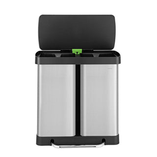 Arkja Kitchen Trash/Recycling 16-Gallon Double-Bucket Trash Can