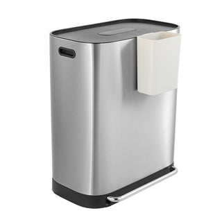 Beni Kitchen Trash/RecycLing 16-Gallon Double-Bucket Step-Open Trash Can