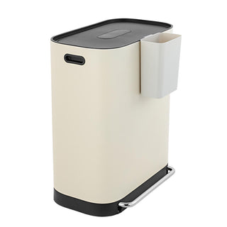 Beni Kitchen Trash/RecycLing 16-Gallon Double-Bucket Step-Open Trash Can