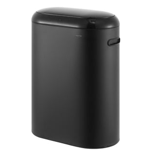 Robo Kitchen 13.2-Gallon Slim Oval Motion Sensor Touchless Trash Can with Touch Mode