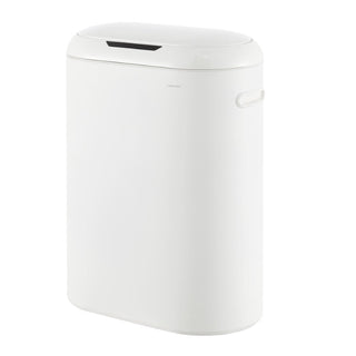 Robo Kitchen 13.2-Gallon Slim Oval Motion Sensor Touchless Trash Can with Touch Mode