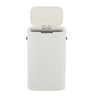 Tammi Kitchen 14.5-Gallon Slim Metal Push Button Trash Can