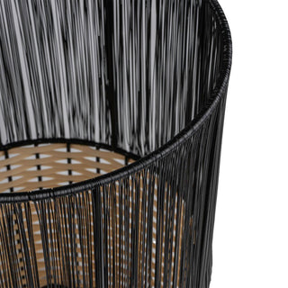 Harper Modern 4.13-Gallon 2-Tone Faux Wicker Cylinder Waste Basket