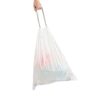 Drawstring Trash Bags/Can Liner (60-Count, 3-Packs of 20 Liners)