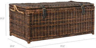 Caden 46" Wicker Storage Trunk