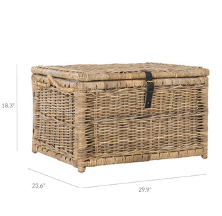 Caden 30" Wicker Storage Trunk