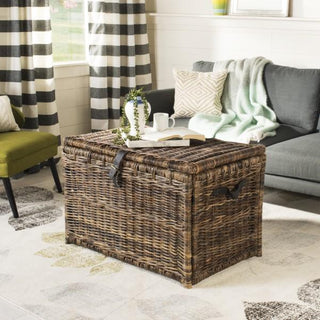 Michael 35" Wicker Storage Trunk