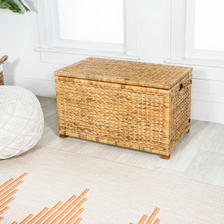 Anada Wicker Weave 30" Storage Trunk