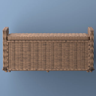 Naples 47.50" Wicker Trunk Storage Bench