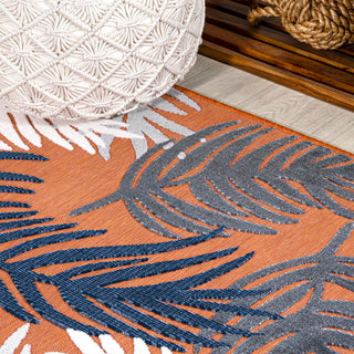 Tropical High-Low Tropical Palm Indoor/Outdoor Area Rug