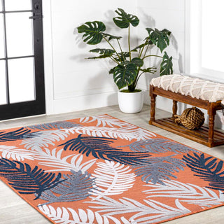 Tropical High-Low Tropical Palm Indoor/Outdoor Area Rug