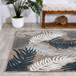 Tropical High-Low Tropical Palm Indoor/Outdoor Area Rug