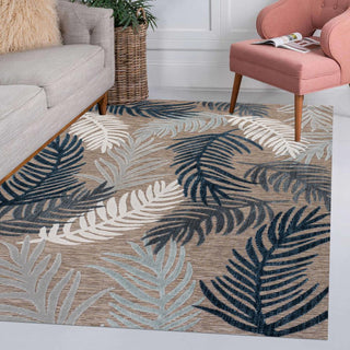 Tropical High-Low Tropical Palm Indoor/Outdoor Area Rug