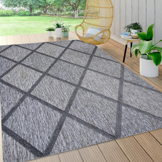 Oswald diamond Trellis Indoor/outdoor Area Rug