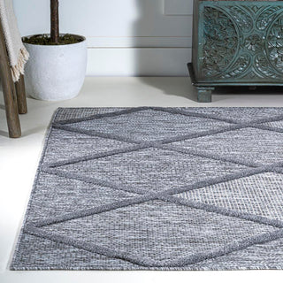 Oswald diamond Trellis Indoor/outdoor Area Rug