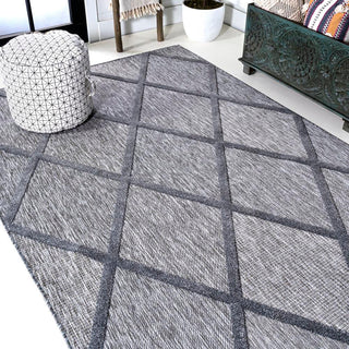 Oswald diamond Trellis Indoor/outdoor Area Rug