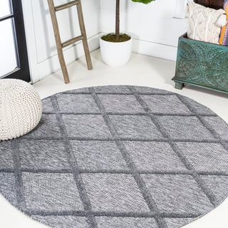 Oswald diamond Trellis Indoor/outdoor Area Rug