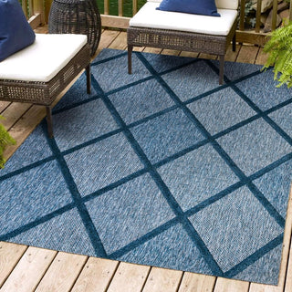 Oswald diamond Trellis Indoor/outdoor Area Rug