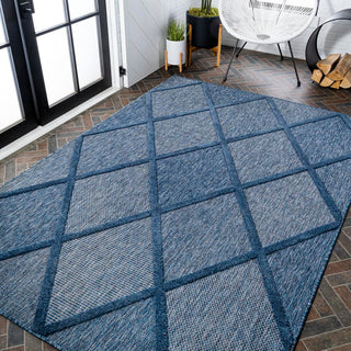 Oswald diamond Trellis Indoor/outdoor Area Rug