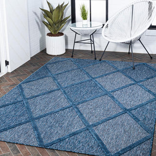 Oswald diamond Trellis Indoor/outdoor Area Rug